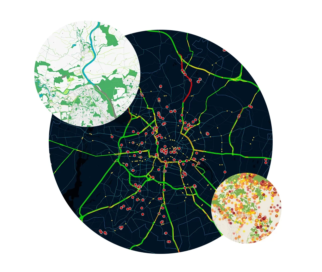 Maps and data